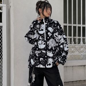 Future Fantasy Delight x Nico Salazar Half Zip Windbreaker SlurpZone Meow Wolf K